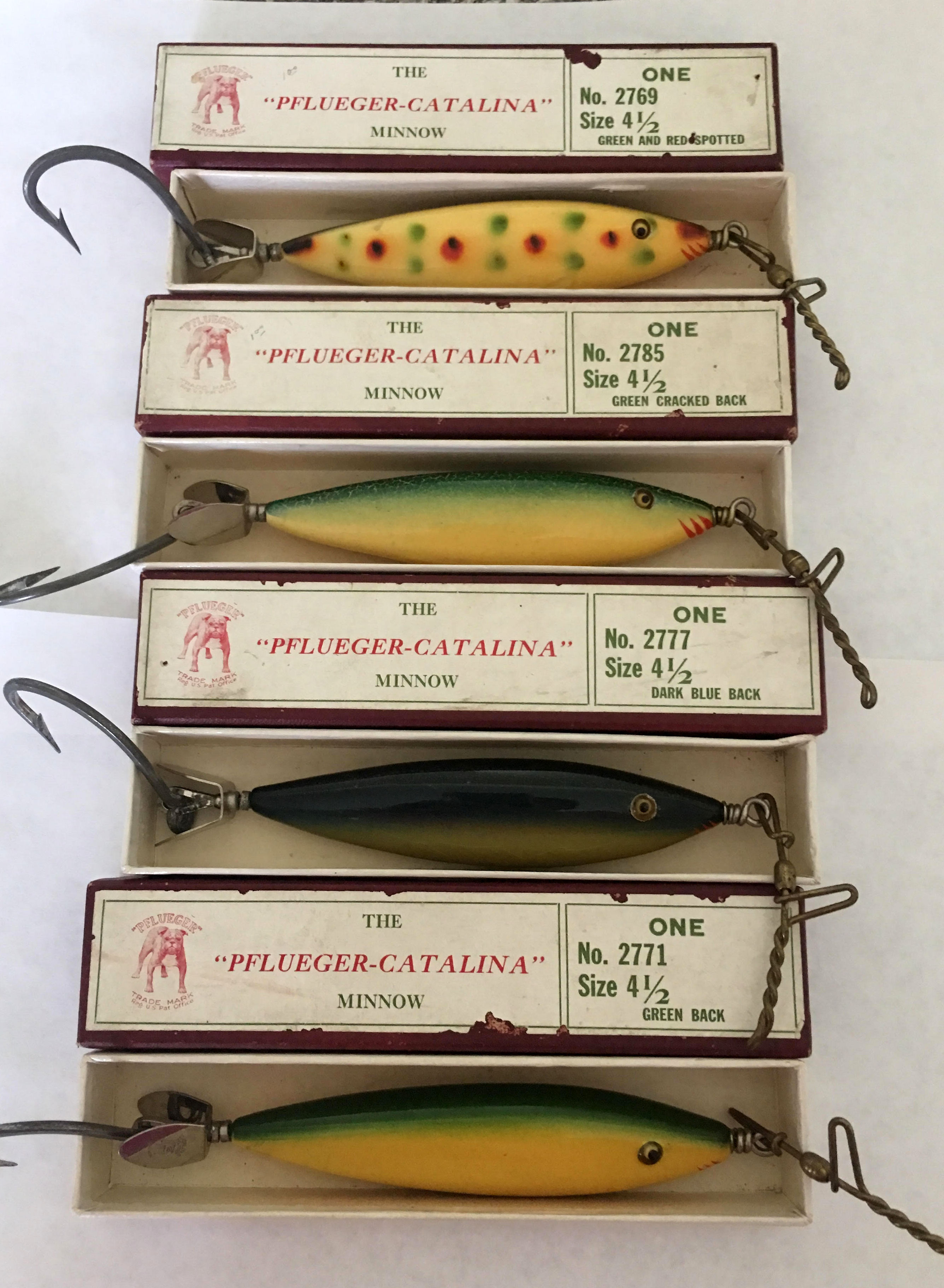 Pflueger's Surprise, All-in-One,and Magnet Fishing Lure Minnows